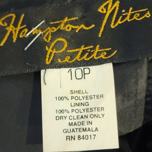 Vintage 90s Floral Mini Dress Medium 10 Petite Black Pink Shift Formal Party Fun - Picture 4 of 14